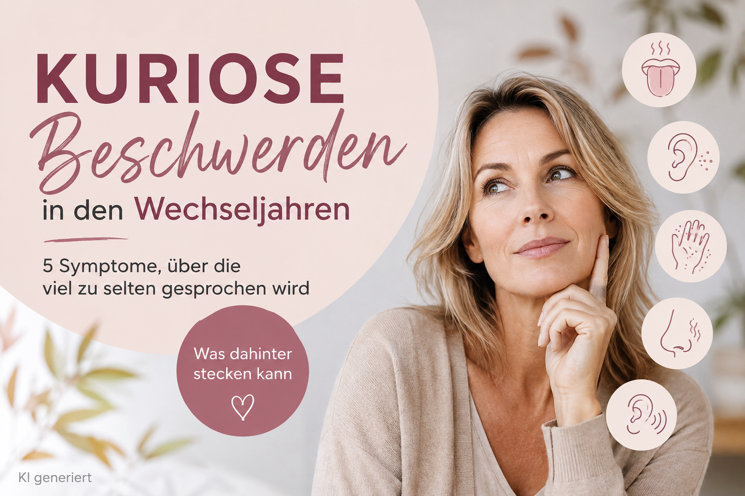 Kuriose Beschwerden in den Wechseljahren